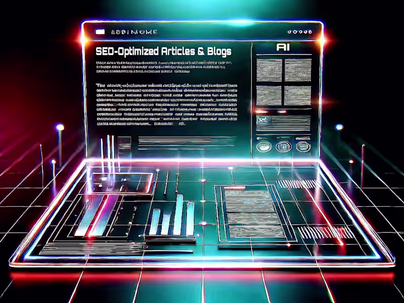 Cover image for SEO-Optimized Blog & Article Writing for AI, Web3 & GreenTech