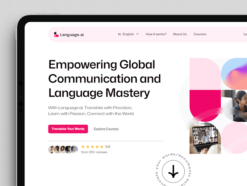 Cover image for Language AI (Landing page project)