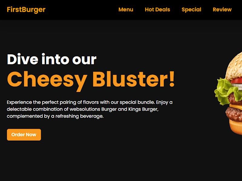 Cover image for BurgerShop web