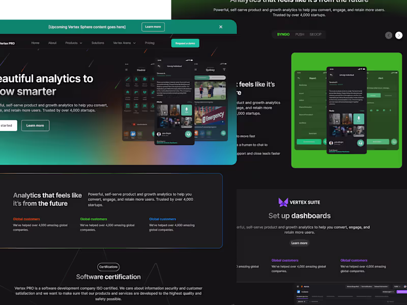 Cover image for Vertex Website Development