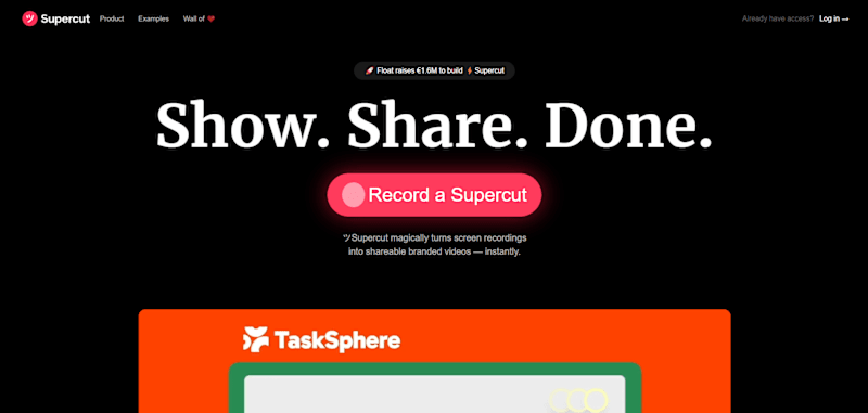 Cover image for Supercut.video homepage clone (Customized)