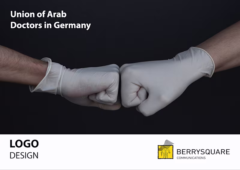 Cover image for proposed logo design for union of Arab doctors