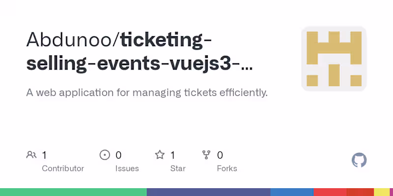 Cover image for Ticketing Web App Development
