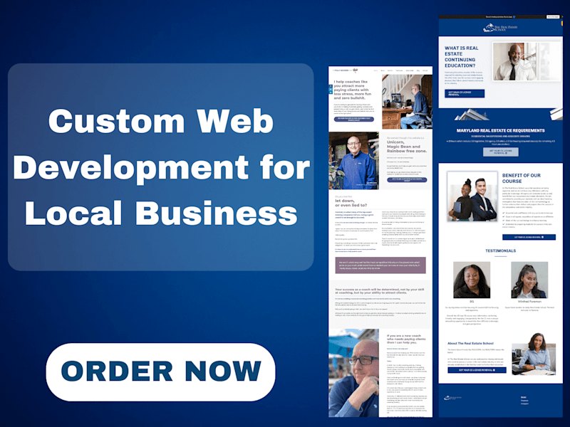 Cover image for Custom Web Development for Local Business