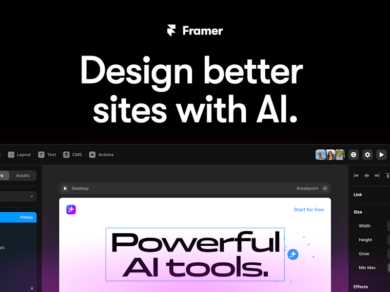 Cover image for Framer Expert | High-Performance Web Design & Prototyping