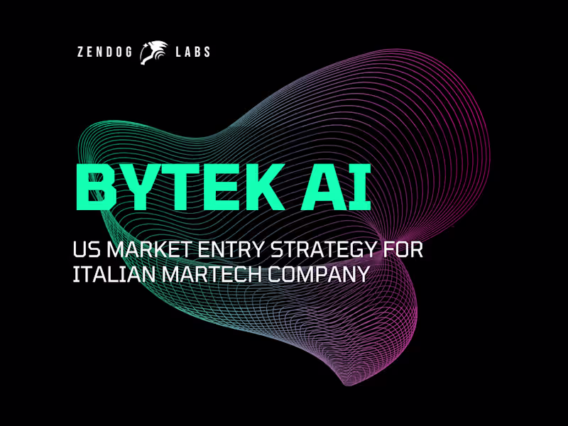 Cover image for Taking ByTek to the US: Market Entry Strategy and Execution