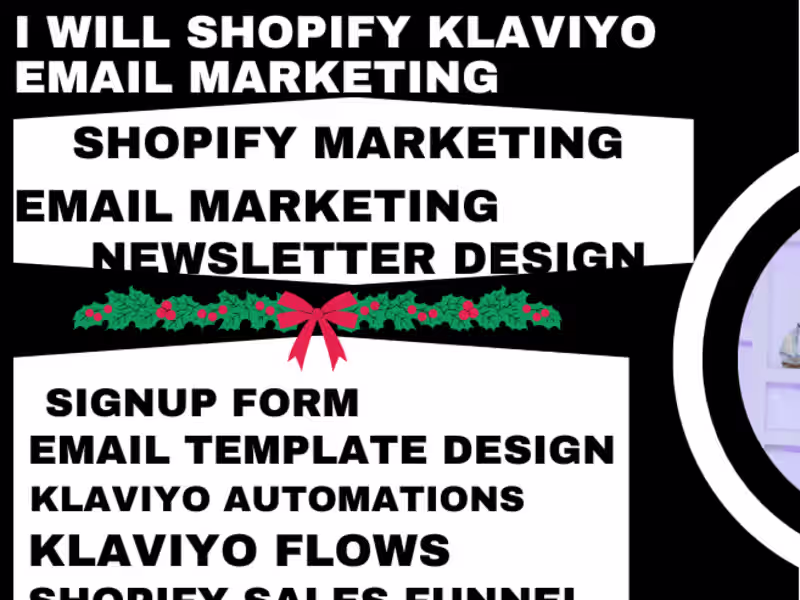 Cover image for I WILL SETUP EMAIL MARKETING FLOW NEWSLETTER DESIGN LANDING PAGE