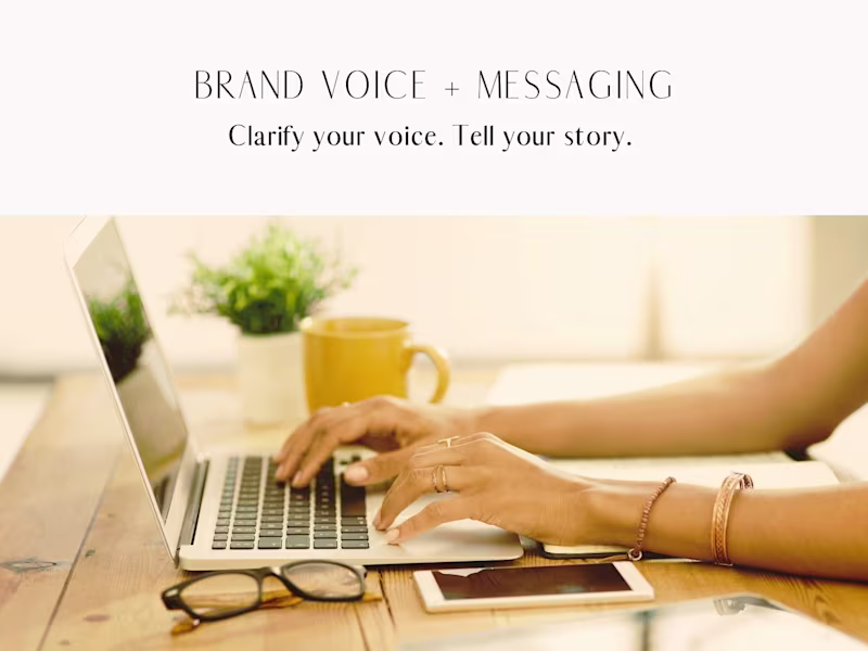 Cover image for  Brand Voice & Messaging