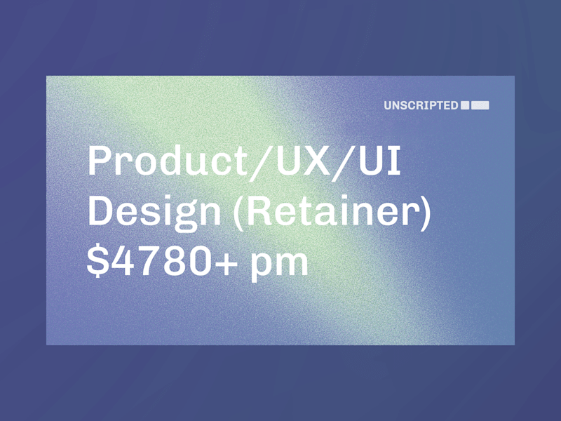 Cover image for Product Strategy & Design for MVPs & Scale
