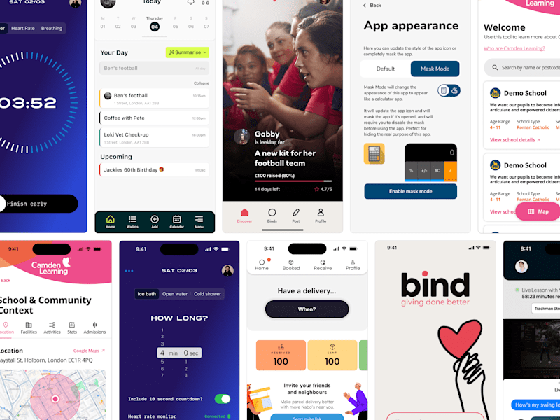 Cover image for Recent App UI Projects