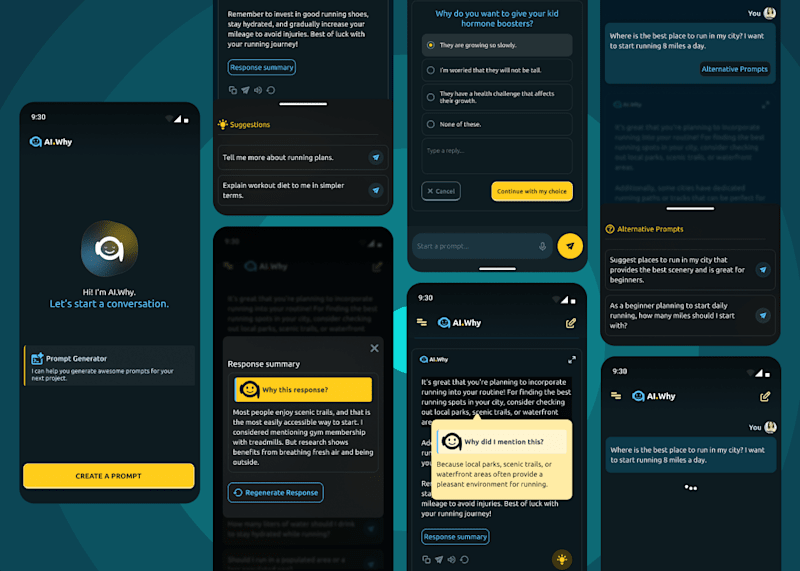 Cover image for An elegant UI Design for AI.Why GPT App