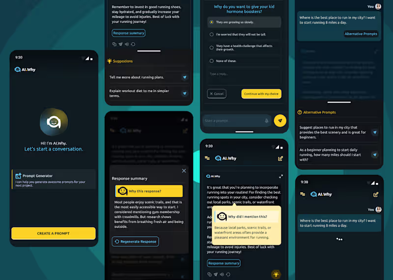 Cover image for An elegant UI Design for AI.Why GPT App