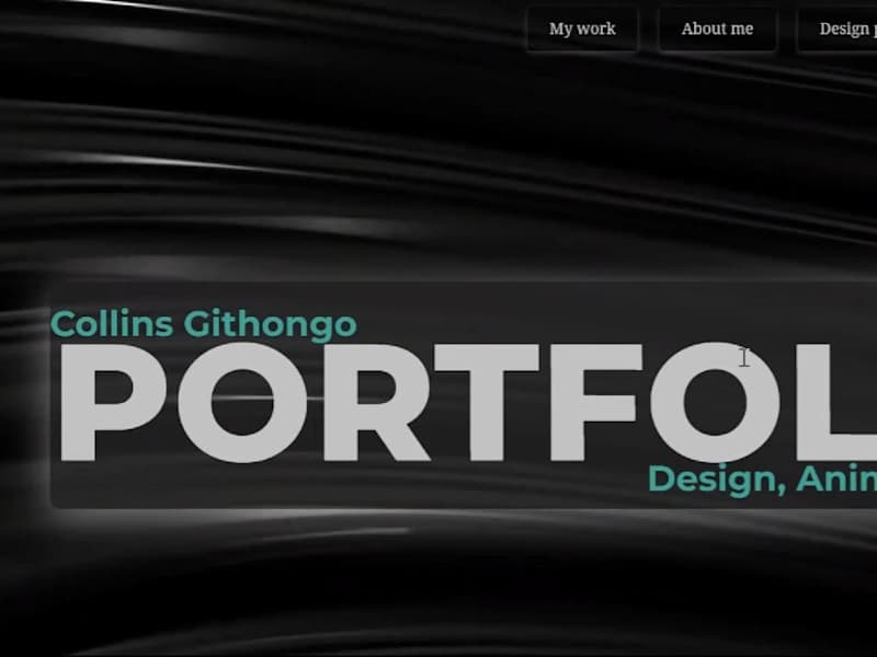 Cover image for Collins Githongo portfolio