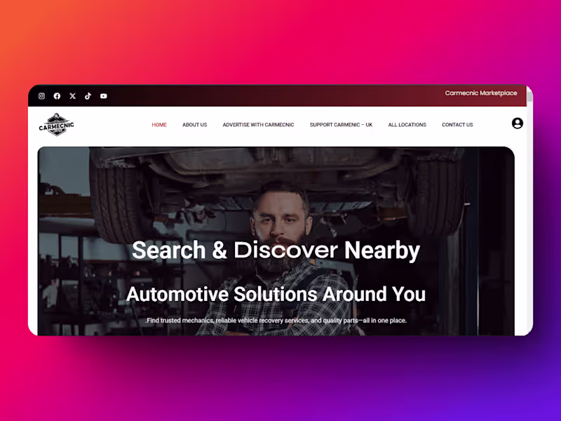 Cover image for Home - Carmecnic UK