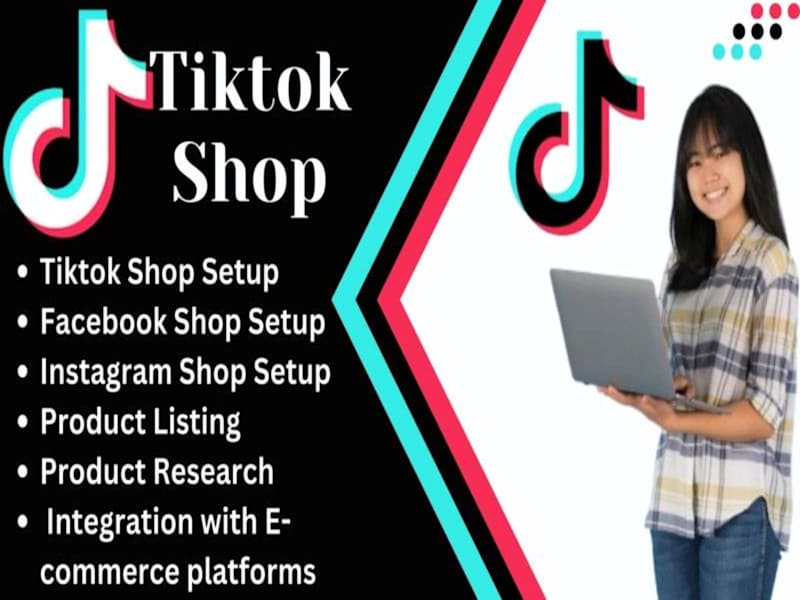 Cover image for Setup tiktok listing tiktok shop integrate to shopify ecwid 