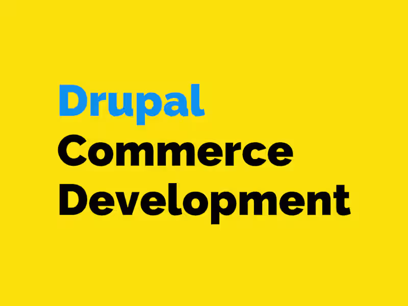 Cover image for Drupal commerce