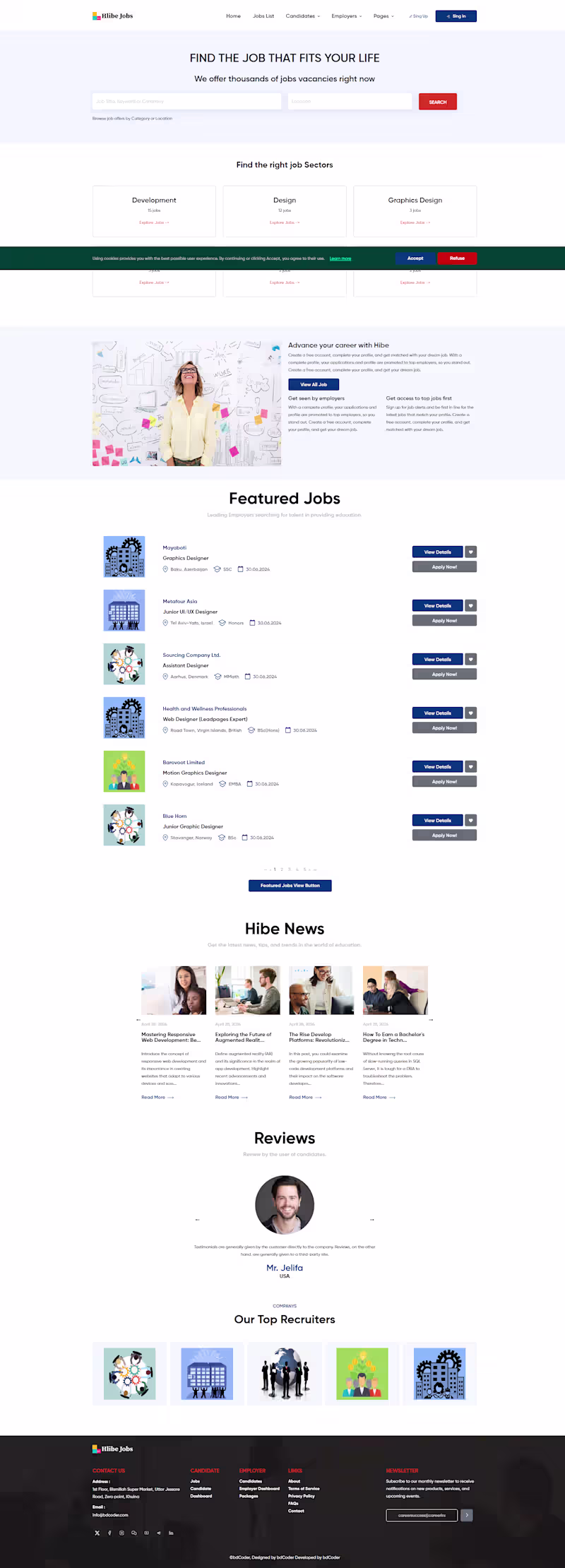 Cover image for Job Portal with Integrated Employer & Candidate Finder Syste...