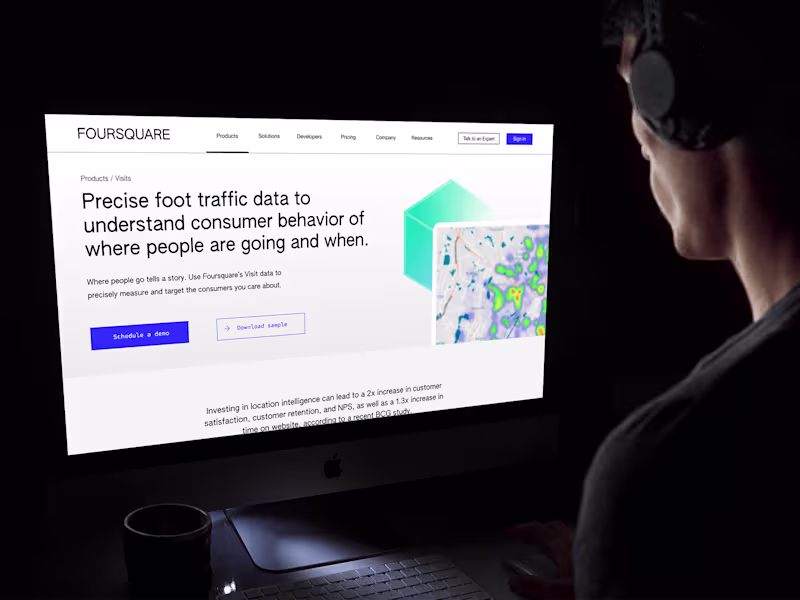 Cover image for FOURSQUARE Web Redesign — Alana Appel
