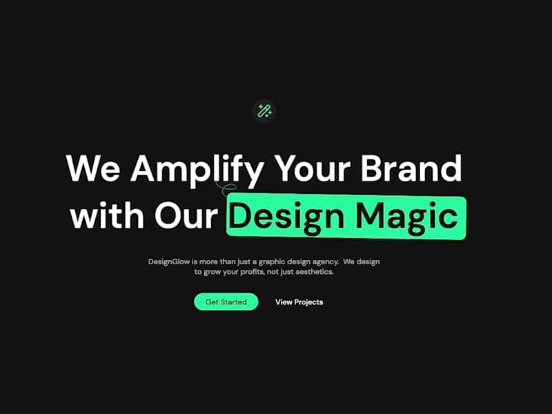 Cover image for DesignGlow - Framer Website Redesign