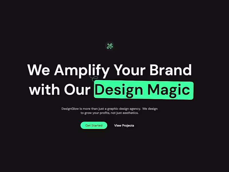 Cover image for DesignGlow - Framer Website Redesign