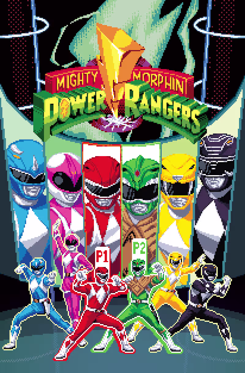 Cover image for Power Rangers Pixel Art Covers :: Behance