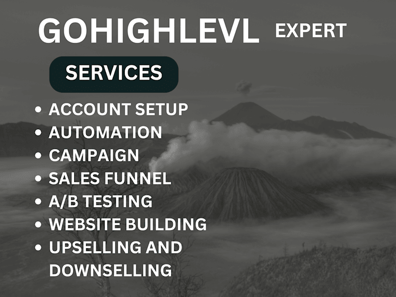 Cover image for I will setup and manage gohighlevel email marketing & automation