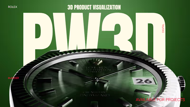 Cover image for 3D PRODUCT VISUALIZATION 