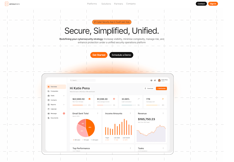 Cover image for Redesign Website for ArmourZero (Figma)