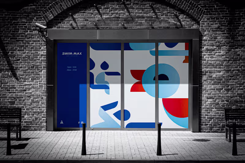 Cover image for SWIMMAX Academy Brand Identity Design