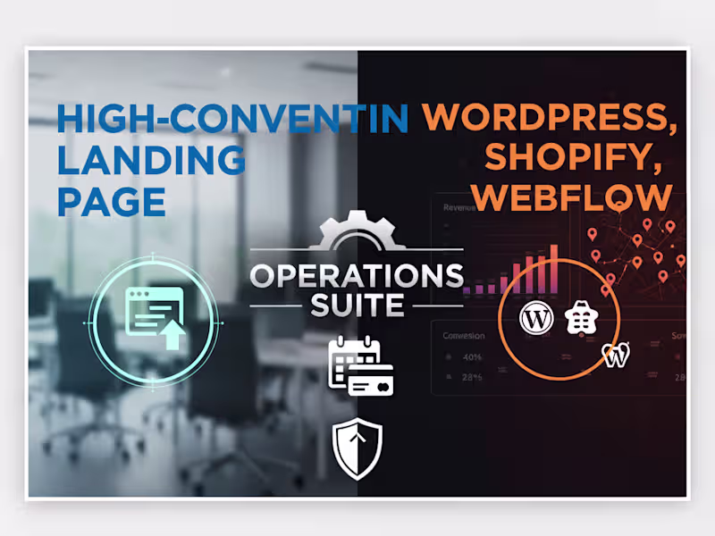 Cover image for High‑Converting Landing Page (Ad & Email Traffic)