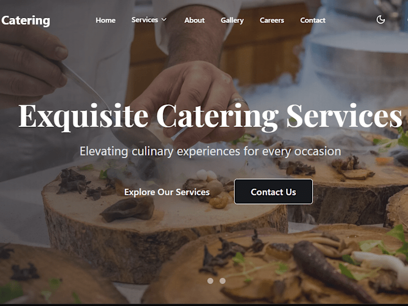 Cover image for Catering Services Website