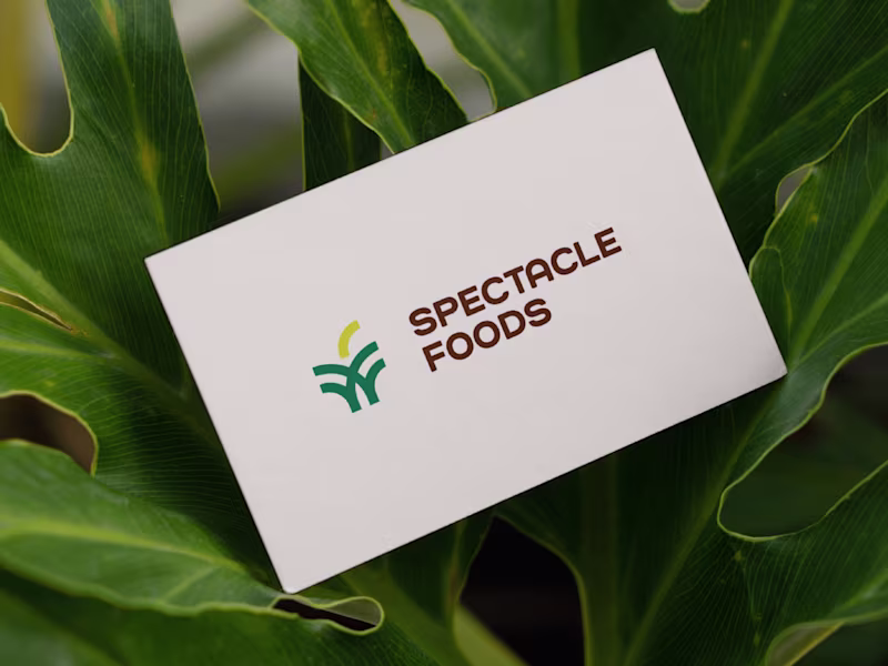 Cover image for Spectacle Foods Logo design