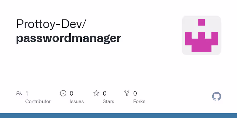 Cover image for Password Manager Tool