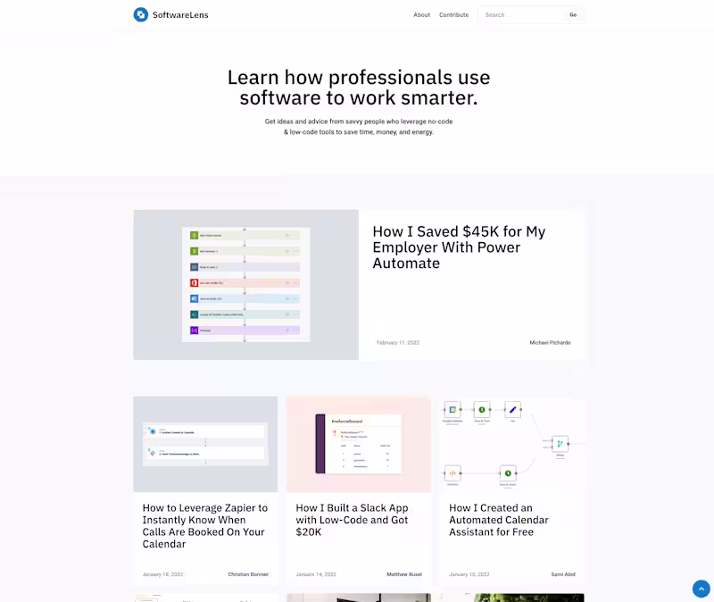 Cover image for SoftwareLens