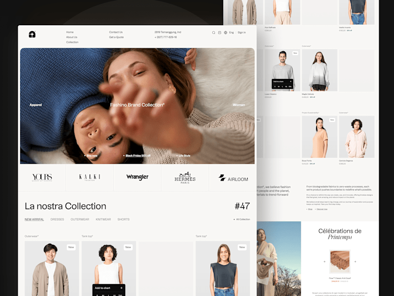 Cover image for Étoile - Fashion Landing Page Website