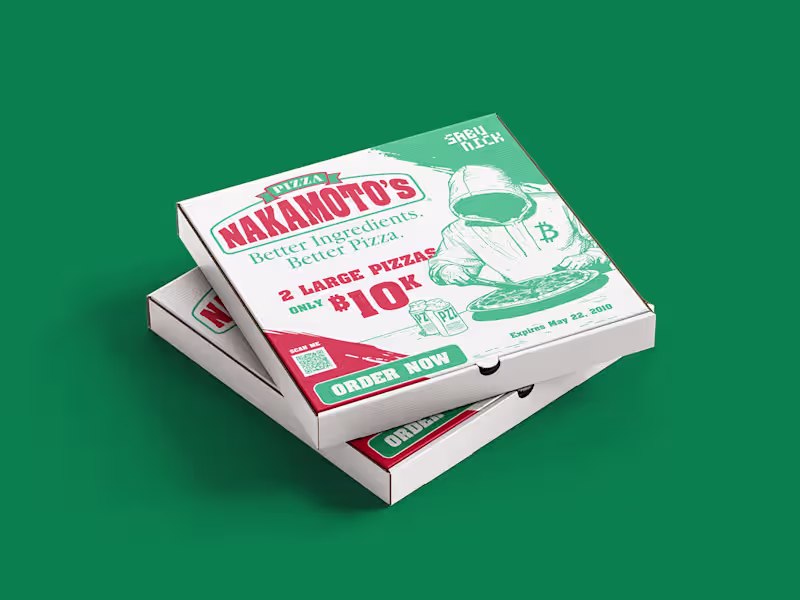 Cover image for Nakamoto’s Pizza Box and Flyer Design - Sabunick :: Behance