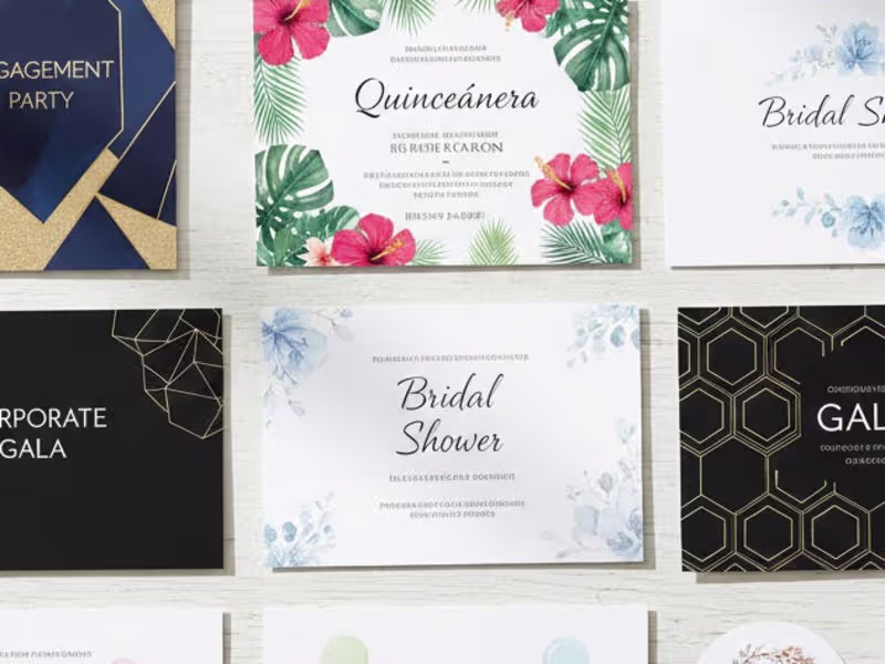 Cover image for I will design elegant wedding, birthday, or event invitations.