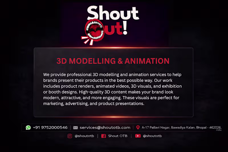 Cover image for 3D Modelling & Animation