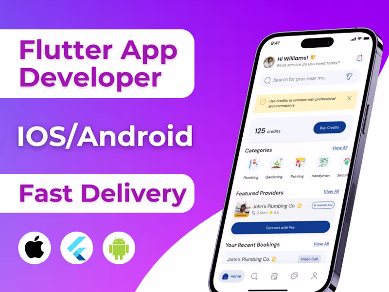 Cover image for Custom Mobile App using Flutter | App Development