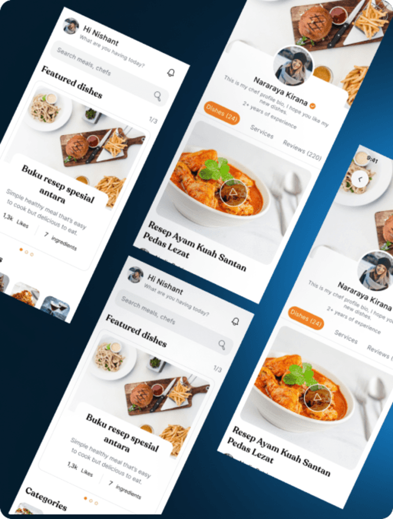 Cover image for Chef app design