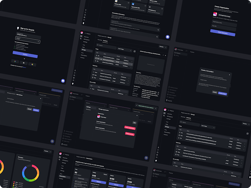 Cover image for Graphlit - AI Dashboard UI/UX Design