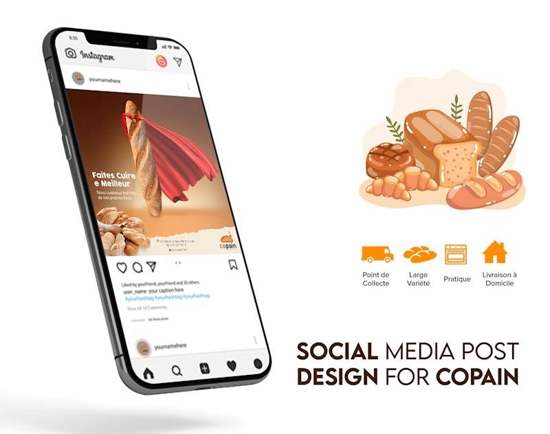 Cover image for Copain: son pain, chez soi