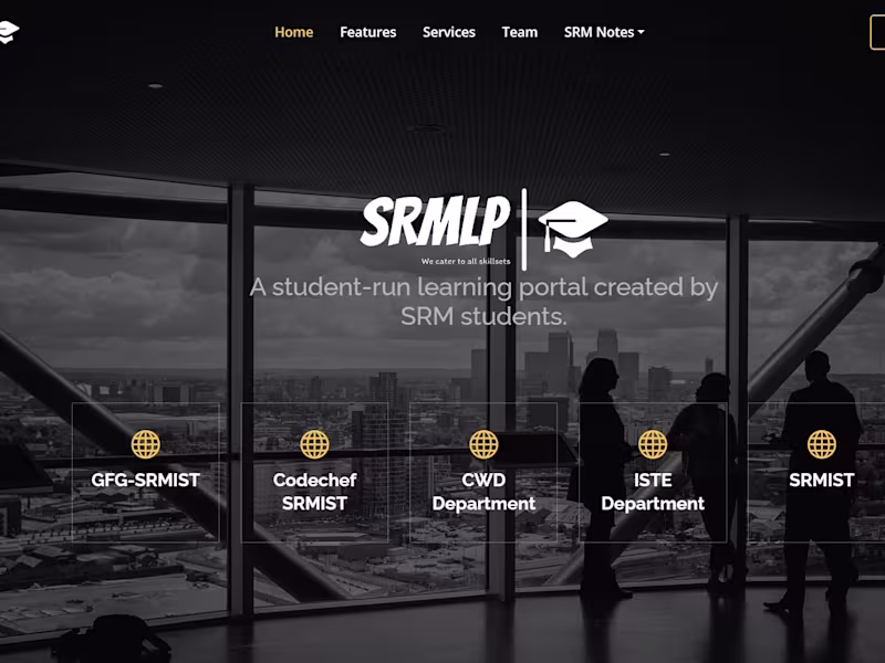 Cover image for SRM Learning Platform