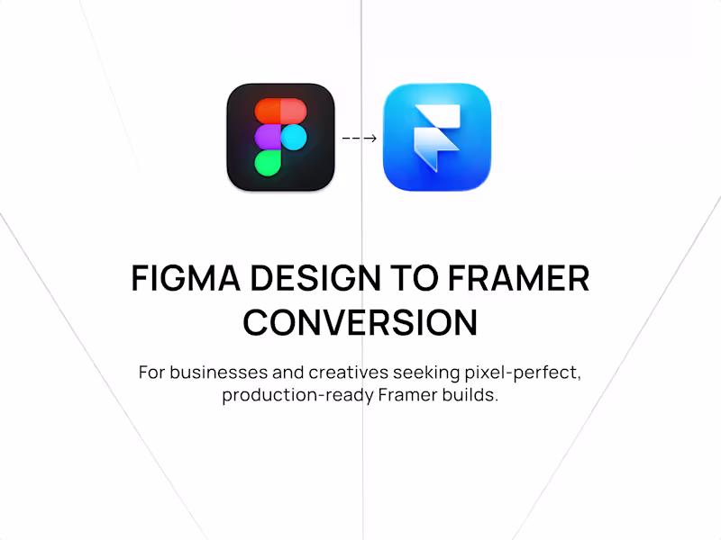 Cover image for Figma Design to Framer Conversion