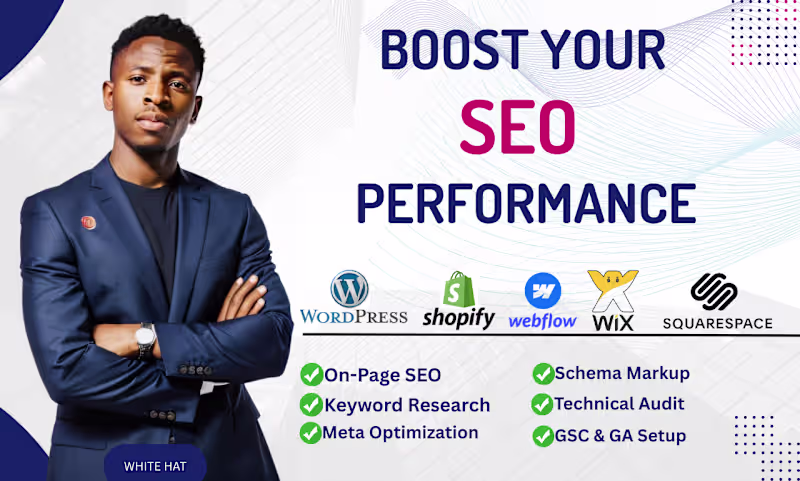 Cover image for I will do Perfect SEO for your Wordpress,Shopify and Wix Website