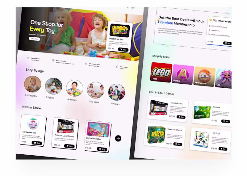 Cover image for ToyStore E-commerce Website