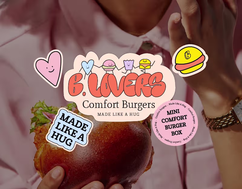 Cover image for BLOVERS - Burger Brand Identity