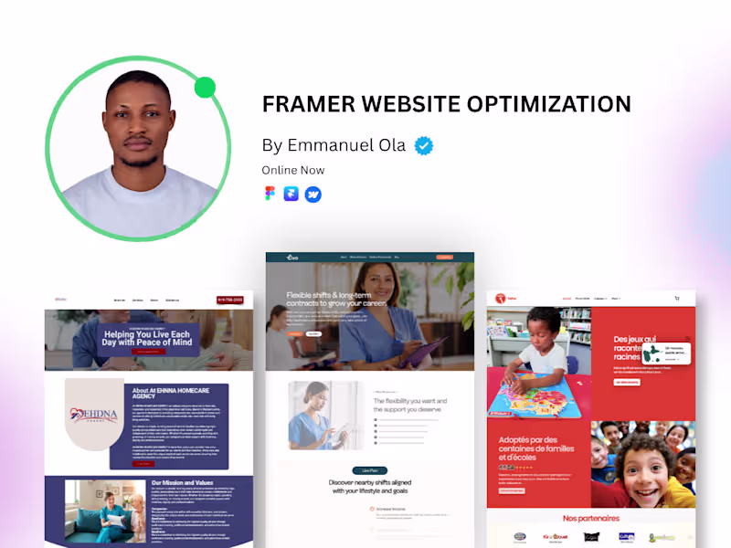 Cover image for Framer Website Optimization
