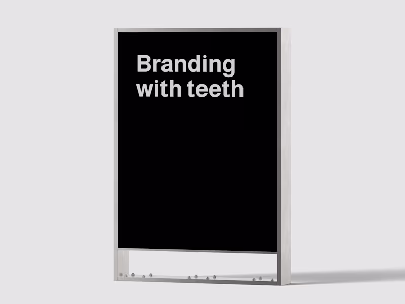 Cover image for Good brands create engaging stories with teeth.