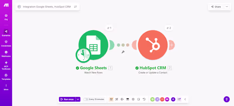 Cover image for Make.com or n8n Automation Workflow